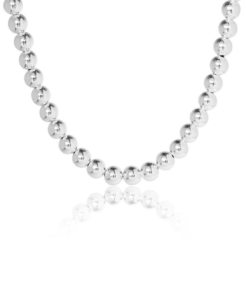 Petersens Jewellers Merivale Silver Ball Necklace