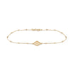 9ct Gold Petal Bracelet