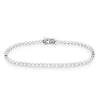 18ct White Gold 2 Carat Diamond Tennis Bracelet