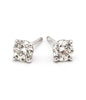 18ct White Gold Diamond Earrings