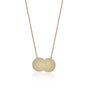 9ct Gold Double Disc Necklace