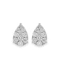 18ct White Gold Diamond Earrings