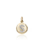 9ct Gold Diamond Initial Pendant